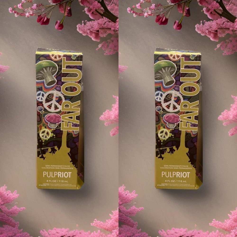 PulpRiot Semi Permanent HairColor Far Out 4 oz - 2 units